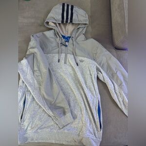 Adidas Gray Hooded Sweatshirt